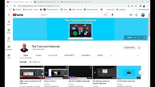 The TutorJack Network Original Channel On YouTube