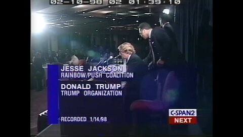 JESSE JACKSON DONALD TRUMP BACK IN THE DAY