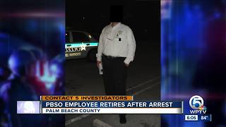 PBSO employee arrested for DUI retires, had previous DUI arrest