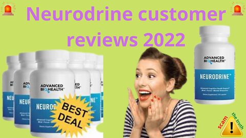 NeuroDrine - Ingredients, Side Effects & 2022 Detailed Report