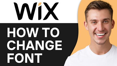 HOW TO CHANGE FONT ON WIX WEBSITE