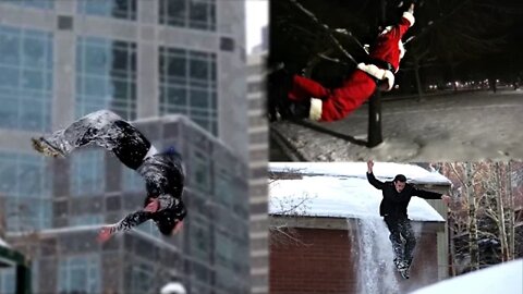 Best of Winter Free Running - Snow and Ice Parkour