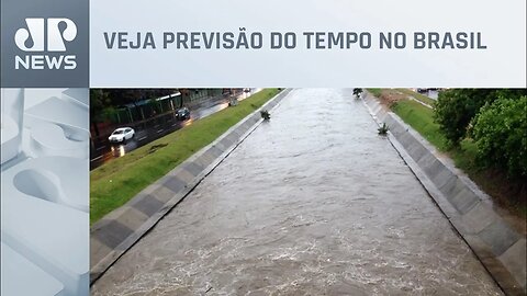 Mais de 100mm de chuva no Sul até domingo