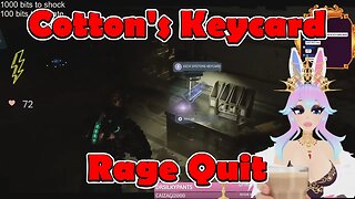 @CottontailVA's Keycard Rage Quit #vtuber #clips