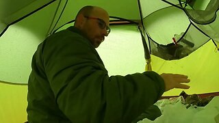 test footage before filming inside the cloud peak 2 tent 25th March 2023