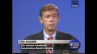 Constitution Party of South Carolina: 2002 U.S. Senator Debates (October 23, 2002)