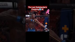 The Last Stylebender's Finishing🥶☠️ #shorts #ufc #isrealadesanya #ufc287