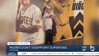 San Diego Padres don't disappoint super fans on Opening Day