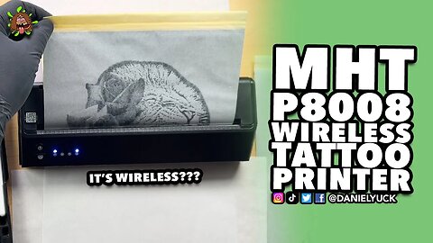 MHT P8008 Wireless Tattoo Printer Review