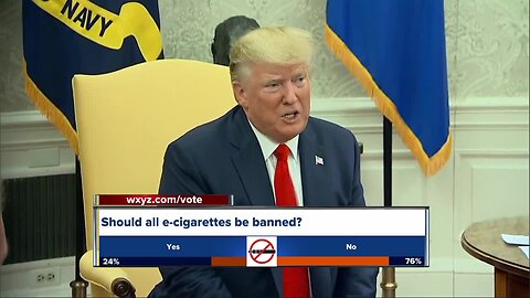 President Trump to propose ban on flavorings used in e-cigarettes