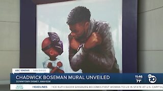 Mural honoring Chadwick Boseman unveiled at Downtown Disney