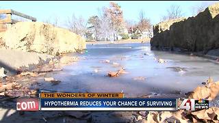 Firefighters warn against playing on frozen ponds, lakes or rivers