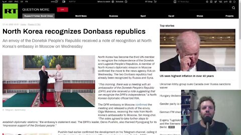 North Korea recognizes Donbass republics