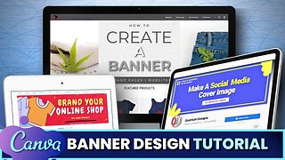 Create Stunning Banners FAST With Canva!