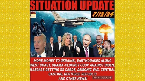 SITUATION UPDATE 7-12-24 - Earthquakes, Illegal Invasion, Obama Coup, Nato Ww3, Judy Byington