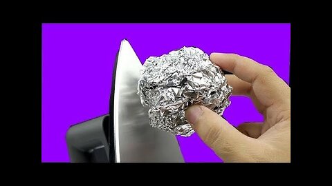 Amazing life hacks for aluminium foil (