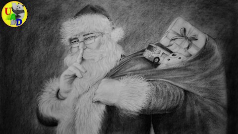Santa Claus Pencil Drawing