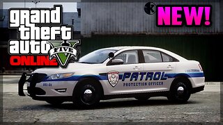 GTA 5 Online - Rare "Patrol Car" Location! (GTA V Online)