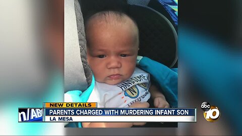 La Mesa parents charged with murdering infant son