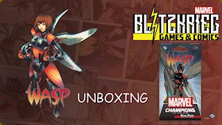 Wasp Marvel Champions Card Game Hero Pack Unboxing