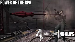 Every Time Leon Was Saved By The Power Of The RPG | Resident Evil 4 | 4K Clips