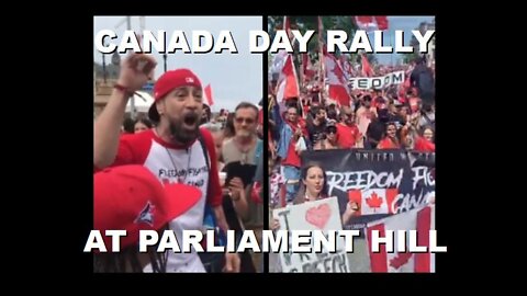 Canada Day in Ottawa: Huge Crowds Marching to Parliament Hill, Global TV Told off | July 1st 2022
