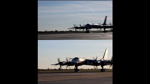 Two Tu-95MS strategic bombers involved in strategic exercises