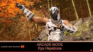 Dead or Alive 6: Arcade Mode - Ryu Hayabusa