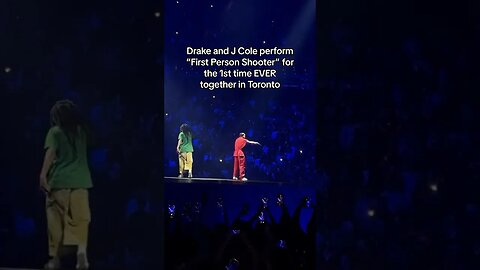 Drake & J.Cole Perform First Person Shooter Toronto 2023 #itsallablurtour #drake