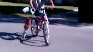 Man Loses His Prosthetic Leg On Bike Ride