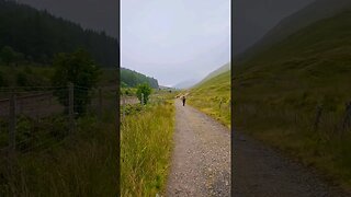 The path leaving Tyndrum on The West Highland Way Scotland #westhighlandway