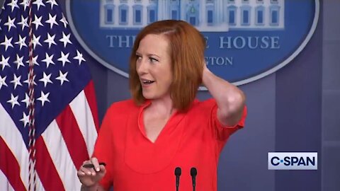 Psaki - Reporter "I Think There's a Fly On Your Head" - 2074