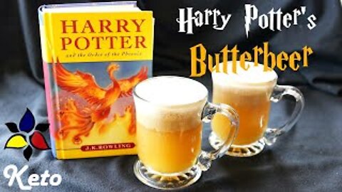 Harry Potter Butterbeer, How to make Keto Butterbeer, Universal Wizarding World Butterbeer