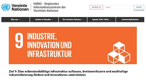 Ziel 9: Infrastruktur, breitenw. Industrialisierung? Wahre Agenda: Globalisierung der Wirtschaft…