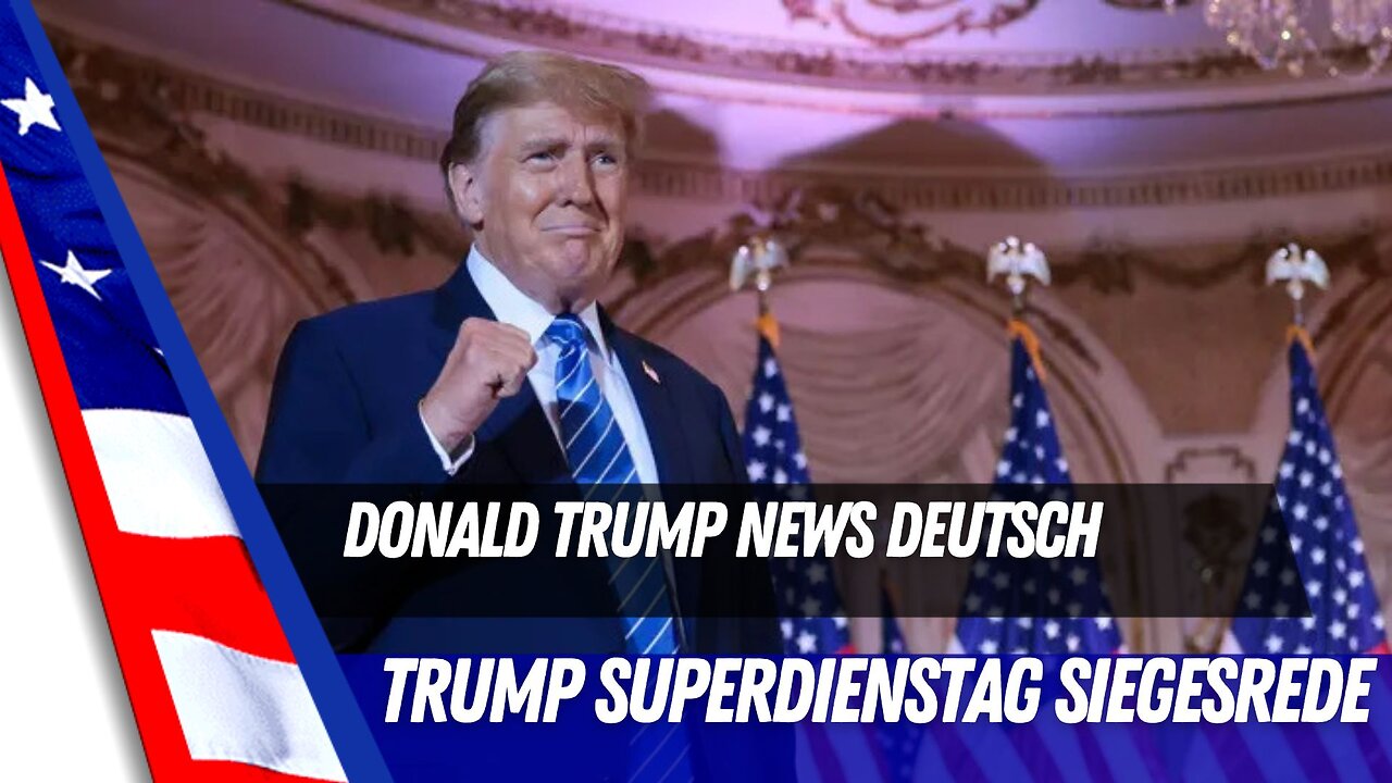 Trump Siegesrede am Super Tuesday.