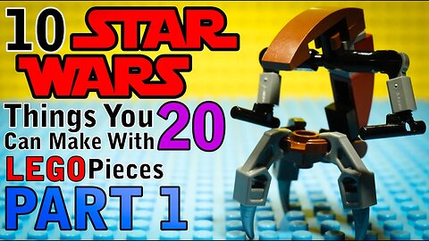 10 Star Wars things You Can Make With 20 Lego Pieces Part 1
