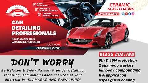 Car Detailing in Islamabad & Rawalpindi | Car Detailing Home Service | 03306862400 | CarDetailingPK