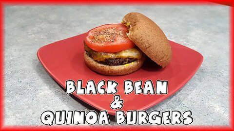 Black Bean and Quinoa Burgers 🍔