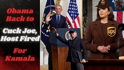 Obama Back in a Floundering White House Like It's 2012! Radio Host Cancelled For UPS/Kamala Joke