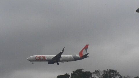 Boeing 737 MAX 8 PR-XMD na final antes de pousar em Manaus vindo de Fortaleza (19/03/2021)