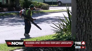 Leaf blower noise complaints prompt limited landscaping hours in Naples