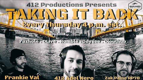 Taking it Back Ep 39 - Thur 4:00 PM ET -