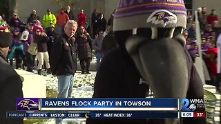 Baltimore County hosts Ravens rally featuring former players, food and giveaways