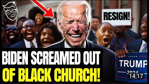 CHAOS_ Joe Biden SCREAMED OUT of Black Church On LIVE TV By Democrat Activists Regime In PANIC