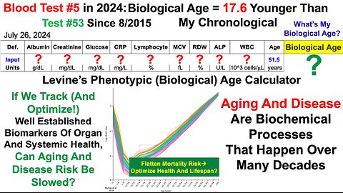 17.6y Younger Biological Age (Blood Test #5 In 2024)