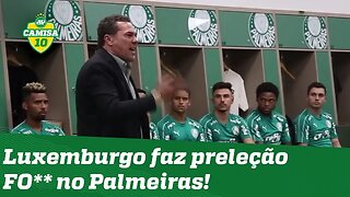 Recado ao Flamengo? OLHA o que Luxemburgo falou na 1ª preleção no Palmeiras!