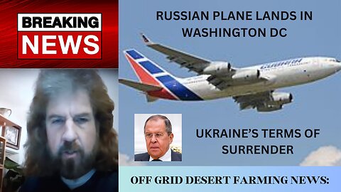 MYSTERIOUS RUSSIAN DIPLOMATIC PLANE LANDS IN WASHINGTON DC, ULTIMATUM OR EVACUATION?