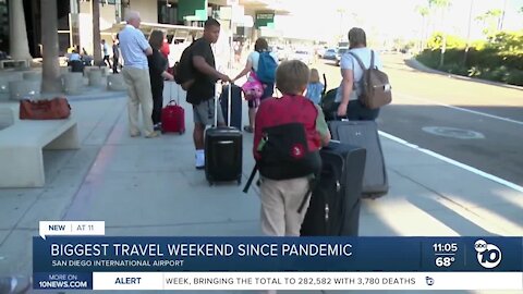 Biggest travel weekend since Pandemic