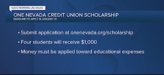 Deadline approaching for One Nevada Credit Union Scholarship