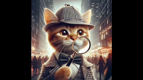 cat detective #cat #like #cartoon #catlover #cutecat #adventure